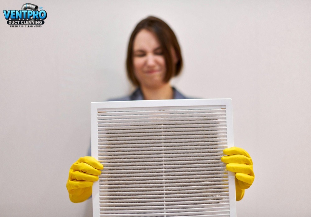 Blocked air ducts are usually caused by filters vents debris or damaged ductwork